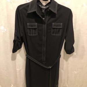 Express- Black dress with belt